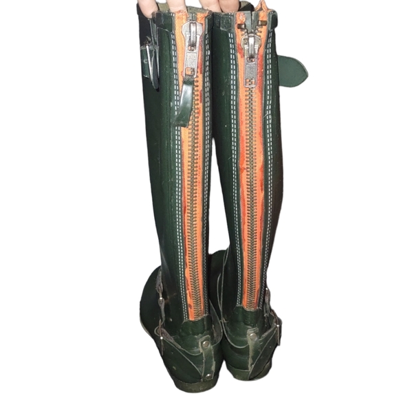 Steve Madden Zip Up Tsunami Rain Boots Size 7 - Picture 3 of 7